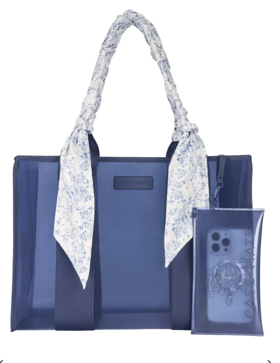 Case-Mate Something Navy Twilly Jelly Tote Bag