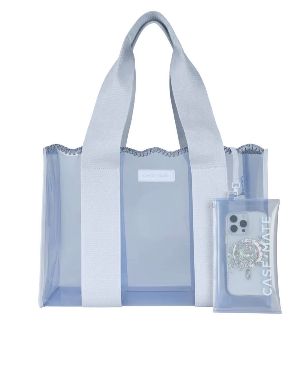 Case-Mate Carolina Blue Crochet Wave Jelly Tote Bag