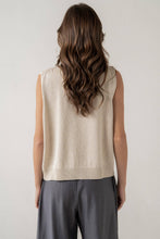 STRUCTURED TWO-WAY ZIP KNIT VEST