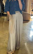 Textured Satin Pants