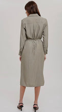 Stripe Midi Shirt Dress