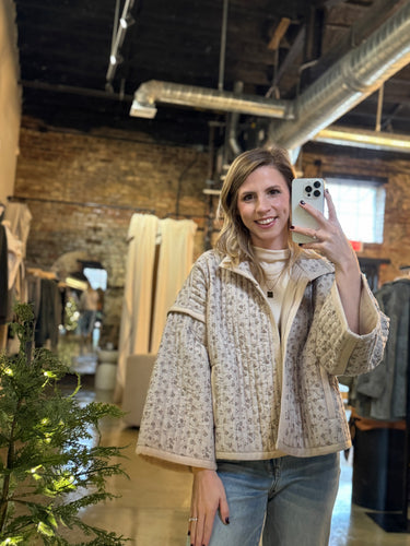 Floral Quilted Jacket