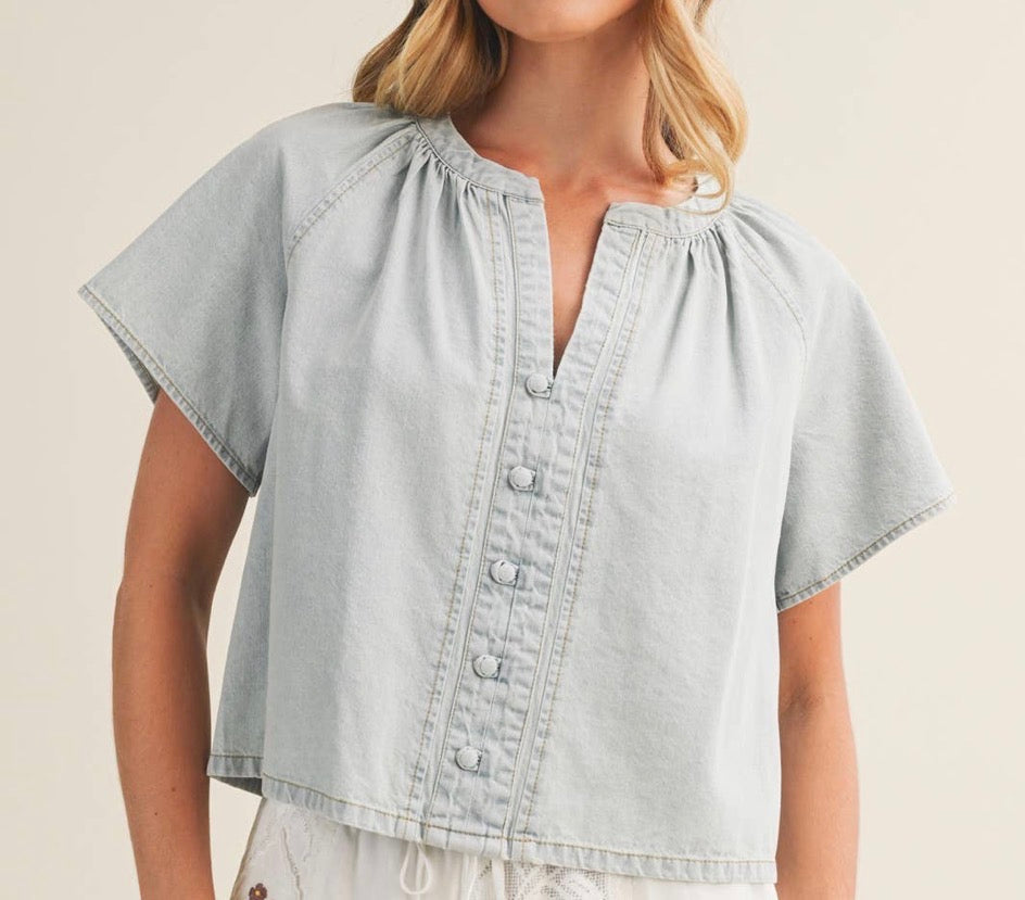 Light Denim Top