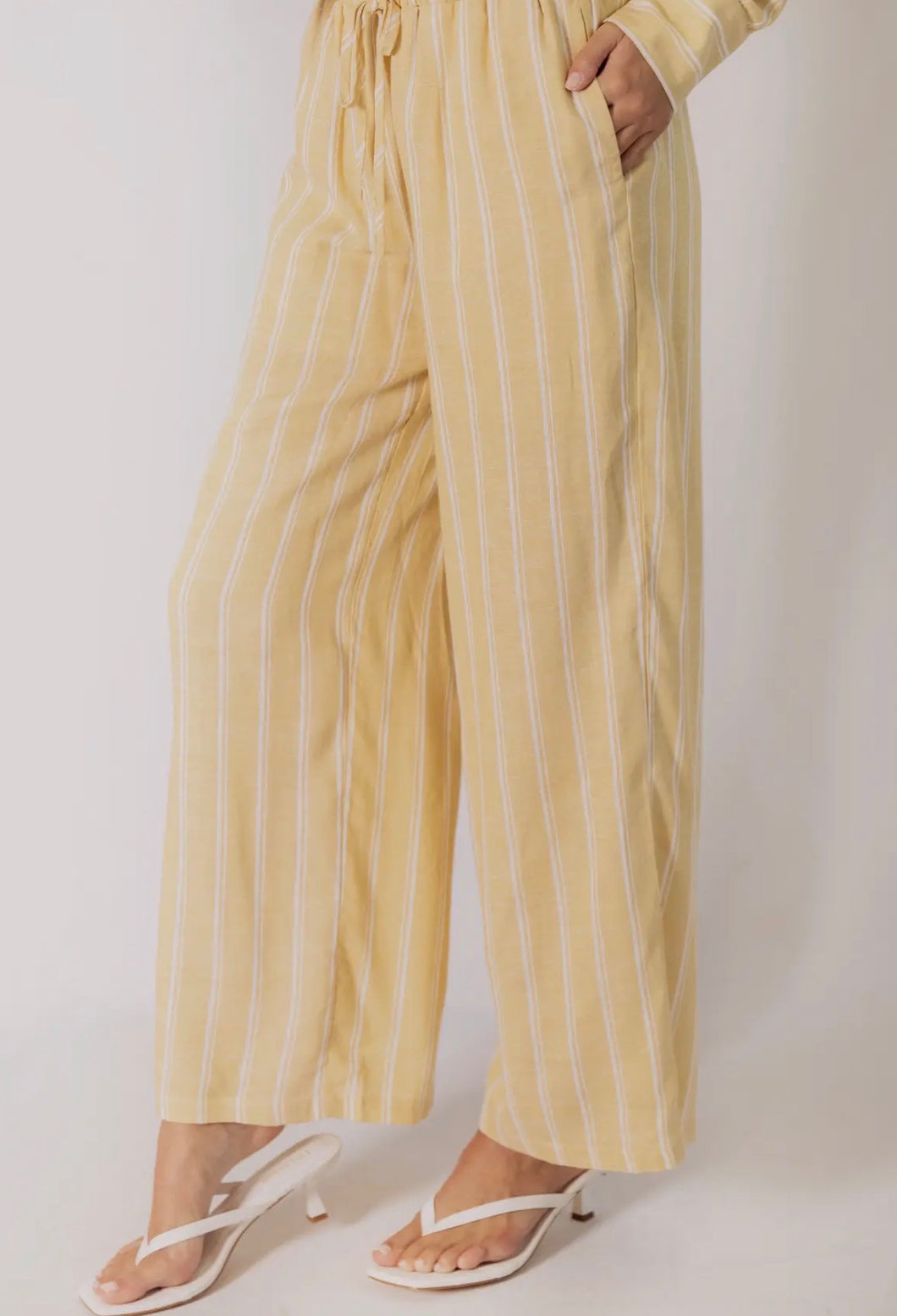Stripe Linen Pants