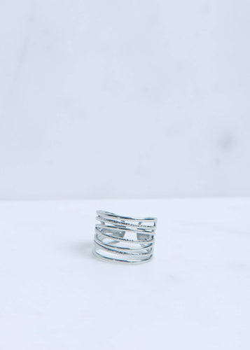 Layers Of Love Ring - Silver