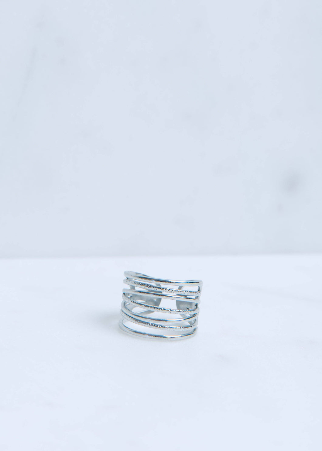Layers Of Love Ring - Silver