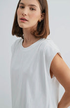 Wide Shoulder Knit Top