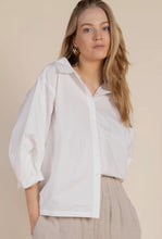 Poplin Bishop Dolman Sleeve Top