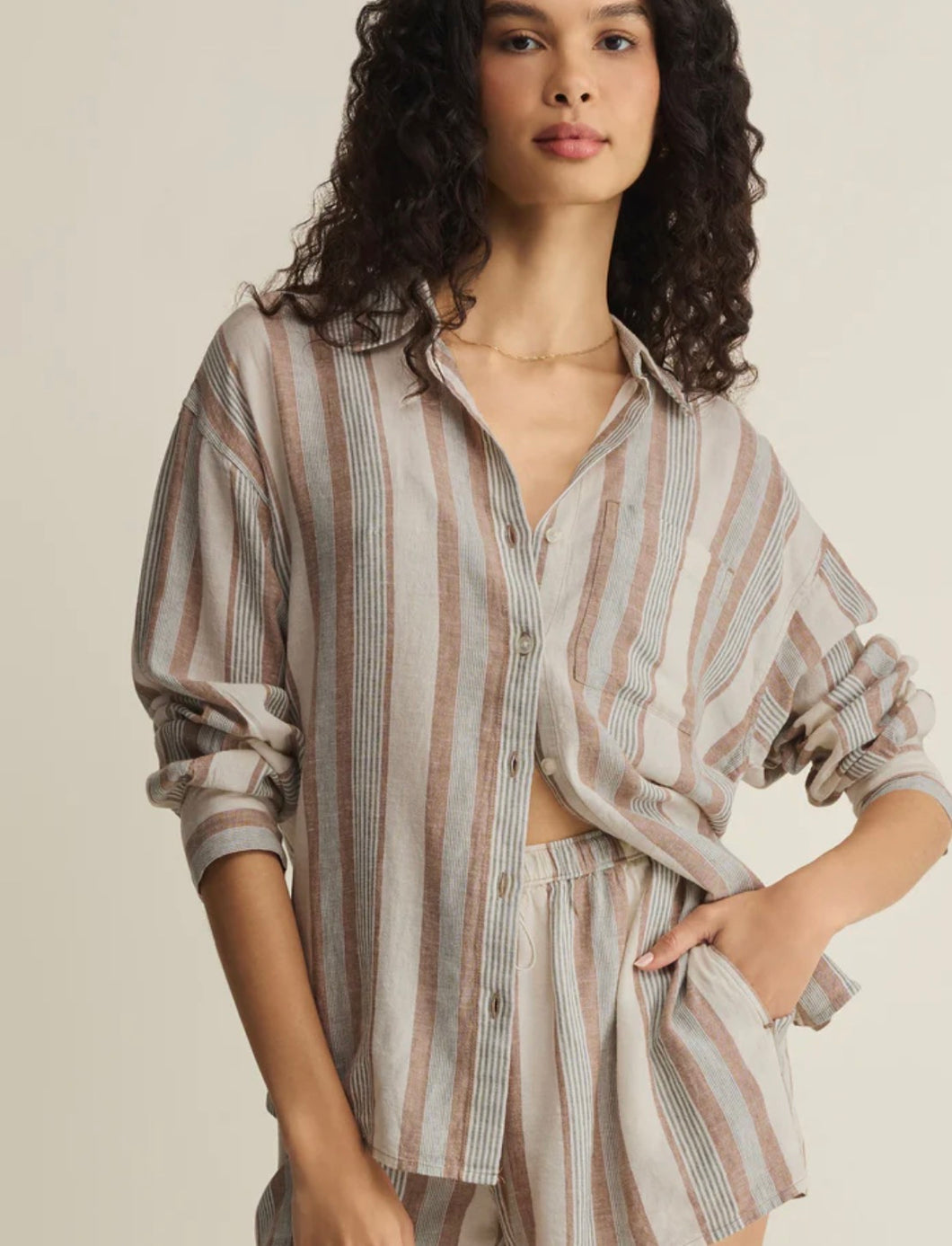 THE PERFECT STRIPED BUTTON UP