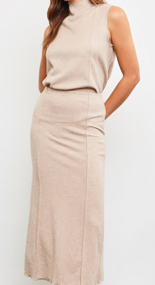 Sleeveless Sweater Set