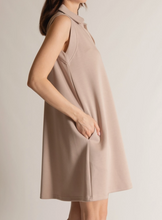 Collared Sleeveless Dress