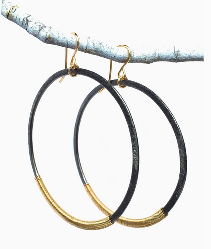 g.metal wrap hoops CV designs