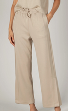 Side Binding Wide Leg Pants