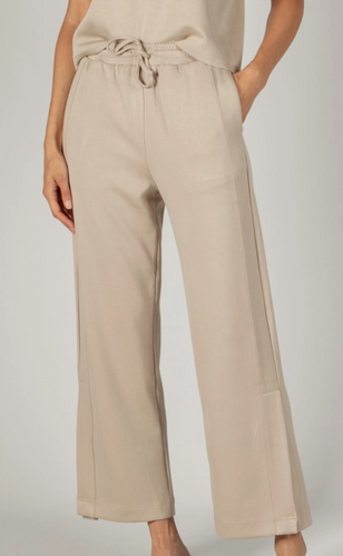 Side Binding Wide Leg Pants