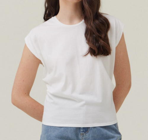THIN COTTON JERSEY TOP