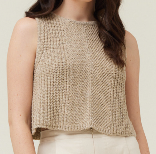 SUMMER CROP SWEATER TOP