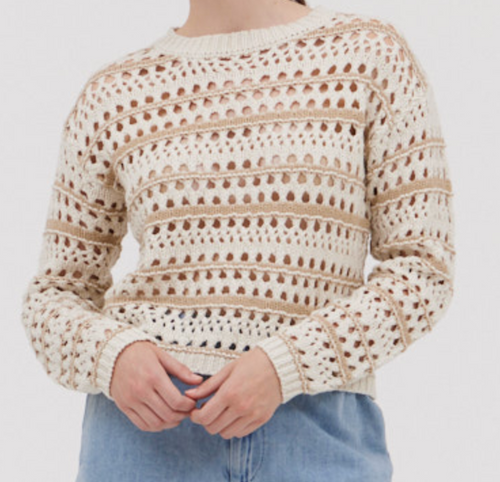 MULTICOLOR STRIPE SWEATER
