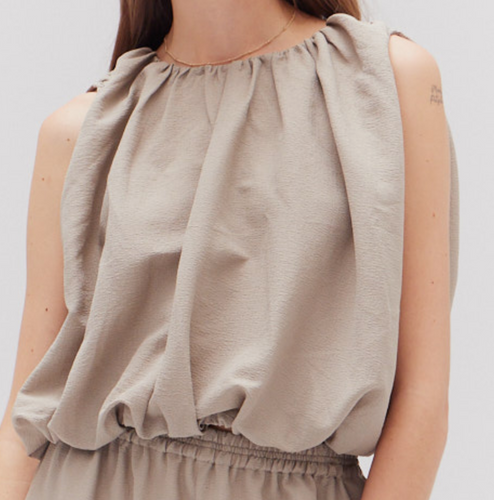 BUBBLE CROP TOP