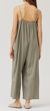 WASHED LINEN BLEND JUMPSUIT