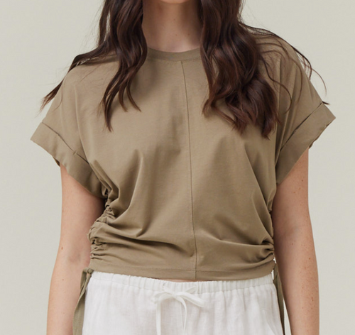 Side Scrunch Tee
