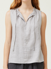Sleeveless Linen Top
