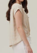 Gingham Gauze Blouse