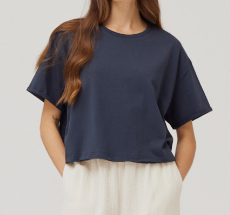 Overfit Soft Jersey Top