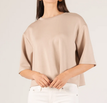 Overlap Back Detail 2/4 Sleeve Top