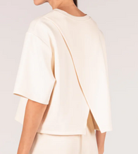 Overlap Back Detail 2/4 Sleeve Top