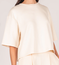Overlap Back Detail 2/4 Sleeve Top