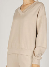 V-Neck Long Sleeve Pullover Top