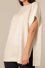 Contrast Rib Short Sleeve Tunic