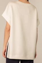 Contrast Rib Short Sleeve Tunic