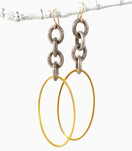 Oval Chain Drops