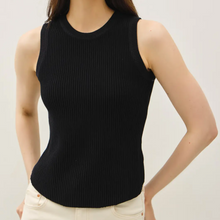 Fitted Ribbed Sweater Tank Top
