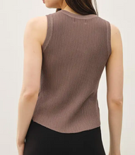 Fitted Ribbed Sweater Tank Top