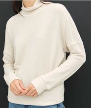 Soft Relaxed Fit Turtle Neck Knit Top