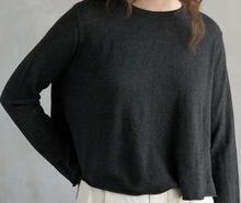 Crew Neck Long Sleeve Knit Top