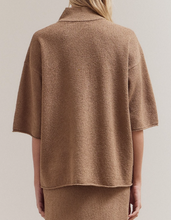 MOCK NECK LOOSE FIT SWEATER