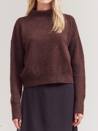 MOCK NECK DAILY SWEATER