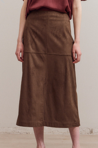VEGAN LEATHER PENCIL SKIRT