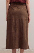 VEGAN LEATHER PENCIL SKIRT