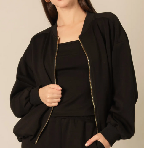 Butter Modal Bomber Jacket