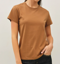 Cotton Jersey Crewneck T-Shirts