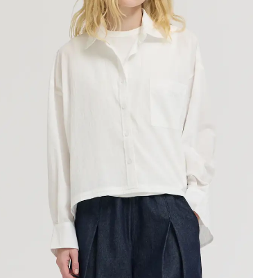 Drawstring Hem Shirt