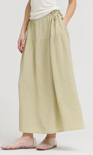 Drawstring Waist Skirt