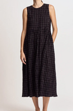 Grid Gauze Easy Dress