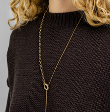 Waterproof Gold Dual Chain Toggle Necklace