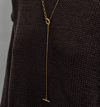 Waterproof Gold Dual Chain Toggle Necklace