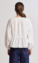 Panel Baloon Sleeve Blouse